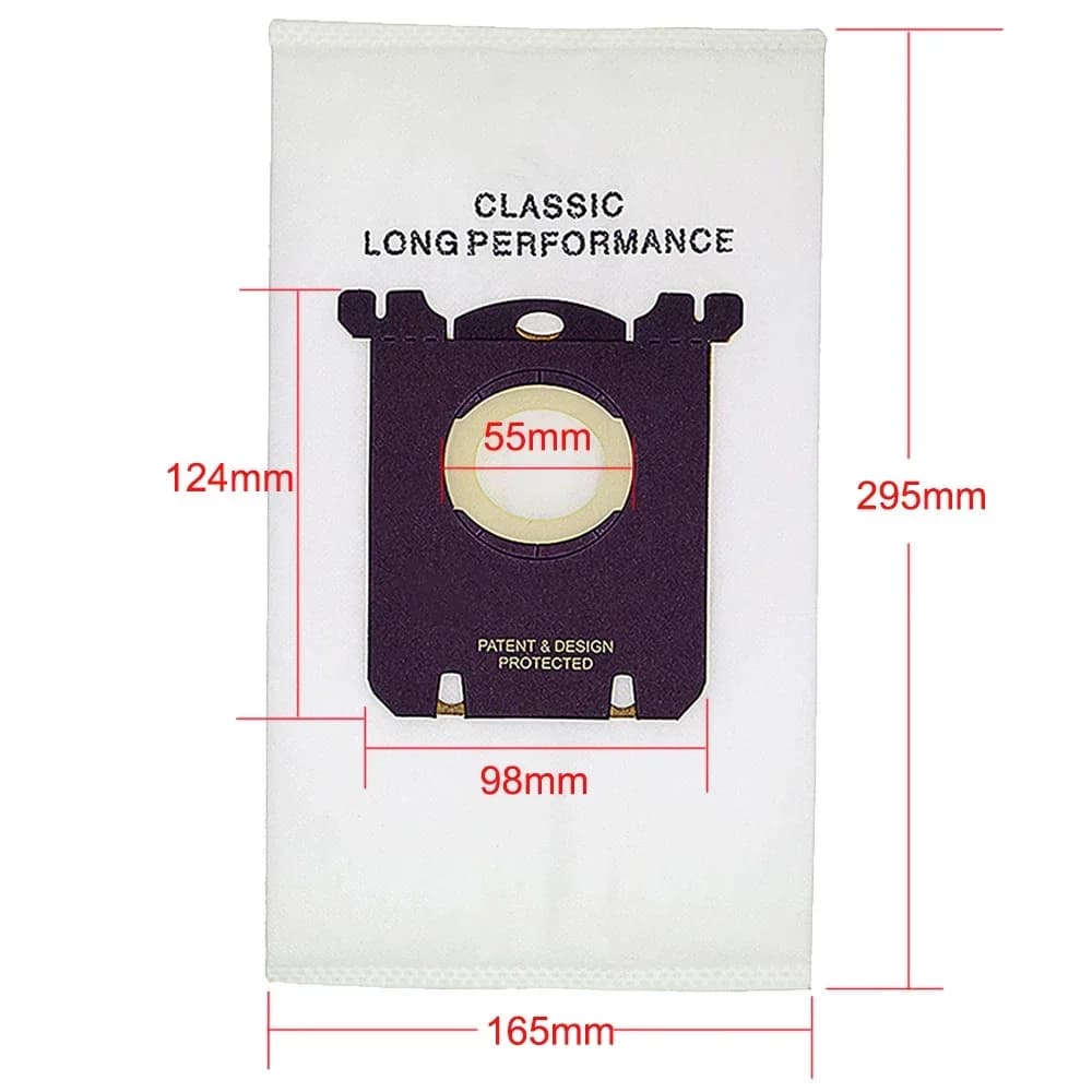 10 pièces/lot sac à poussière pour Electrolux E201B pour Philips FC8021 poussière s-bag GR201 AEG sa
