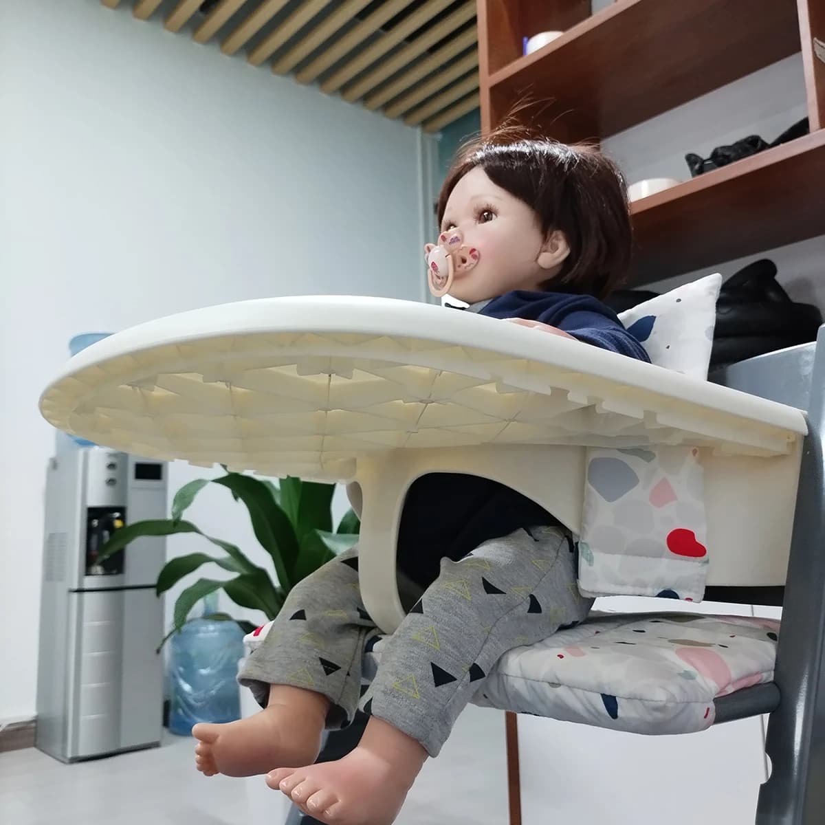 Plateau de siège de bébé pour chaise haute Stokke Tripp Trapp, utilisé comme assiette de collation o