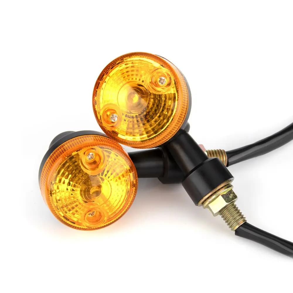 Clignotants de moto pour Kawasaki, Suzuki et Honda, lampe clignotante ambre, lampe infectieuse, 2 pi