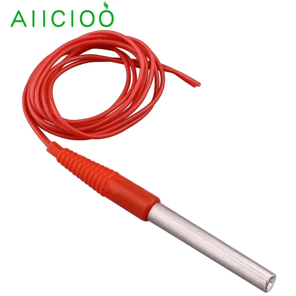Élément chauffant à cartouche 12v/24v pour aquarium, câble étanche entièrement scellé de 1m, 50w/100