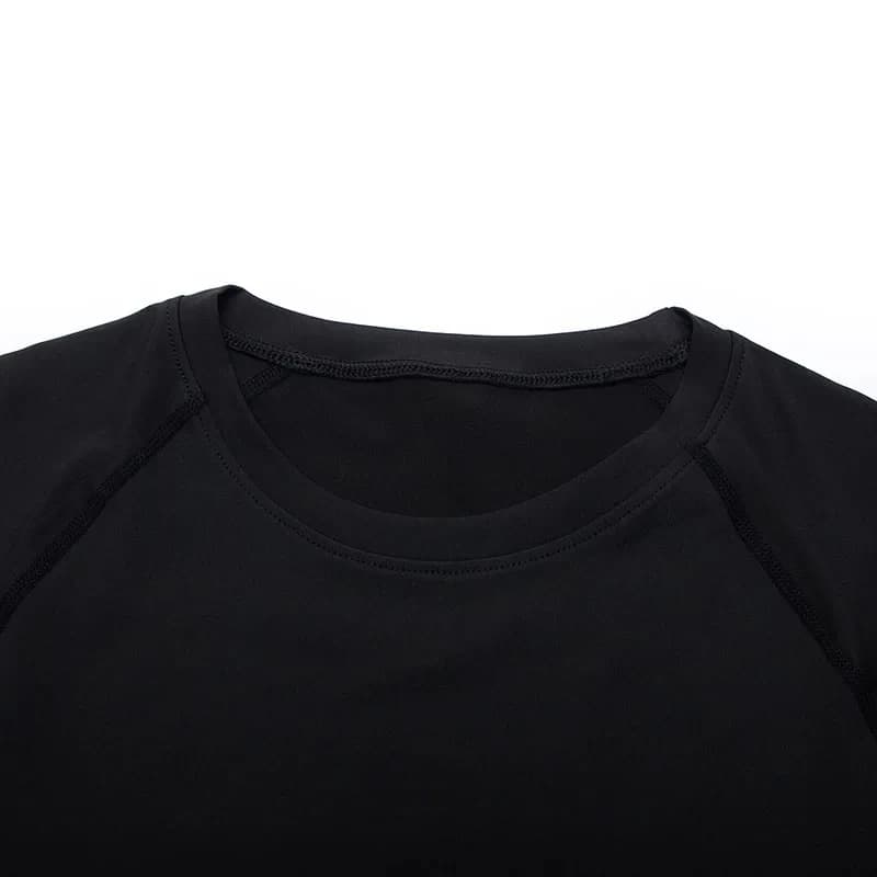 T-shirt à manches courtes de Compression pour hommes, Fitness, course à pied, basket-ball, vêtements