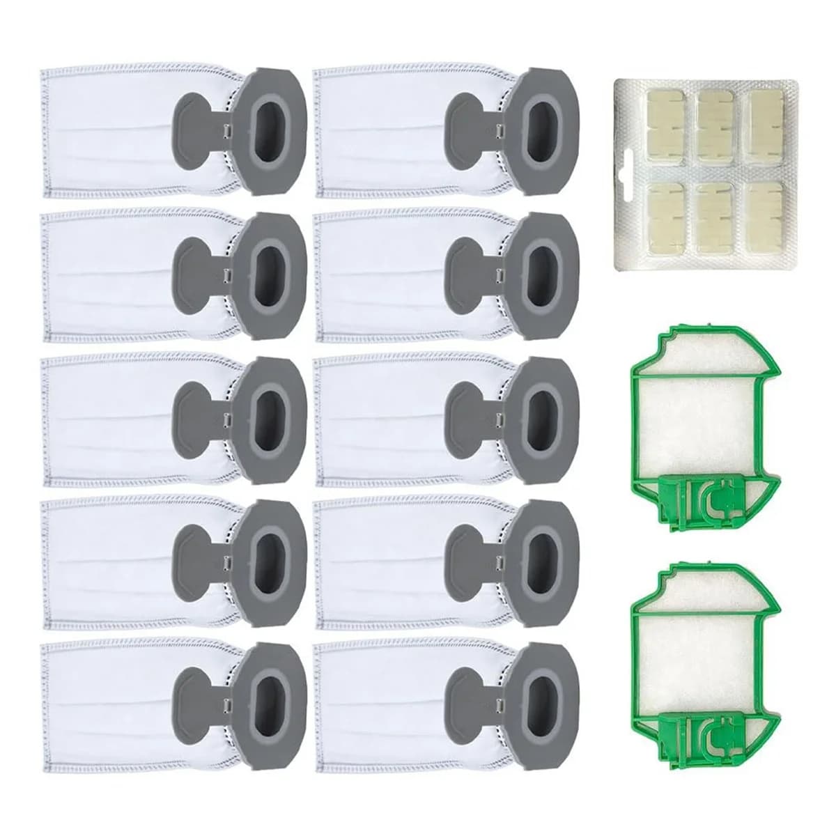 Aspirateur sans fil Vorwerk Kobold VK7 FP7, 10 sacs à poussière, 2 pré-livres, 1 comprimés parfumés,