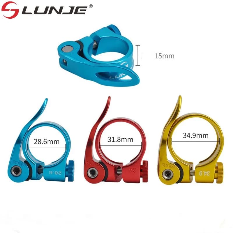 Collier de serrage pour tige de dégager de vélo en alliage d'aluminium, pince pour tube de siège de 