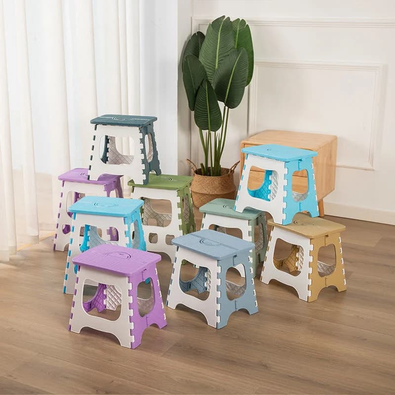 Tabouret pliant en plastique épais, Mini chaise d'extérieur Portable pour enfants et adultes, Train 