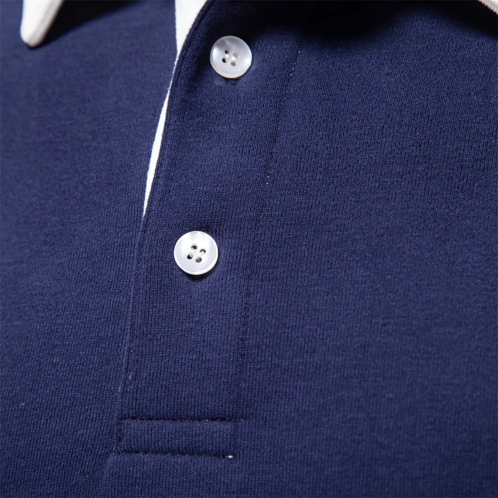 Sweat-shirt à col Polo pour hommes, nouveau Design à la mode, vêtements décontractés et sociaux, en 
