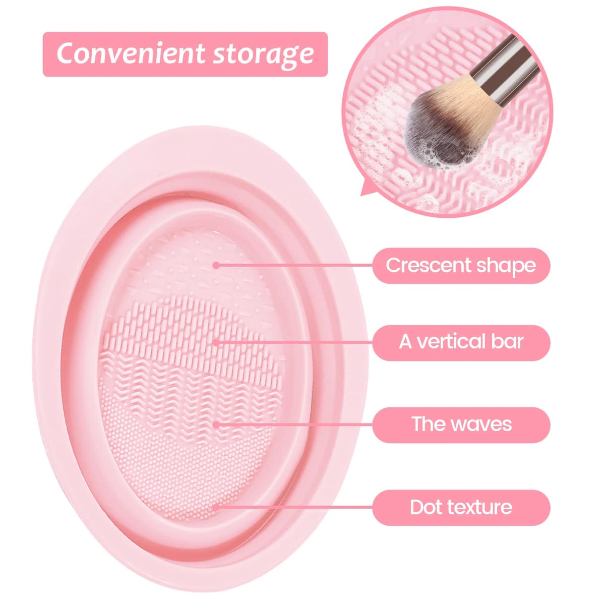 MAANGE-Ensemble d'éponges bouffantes avec sac, kit d'outils de maquillage, fond de teint, fard à bar