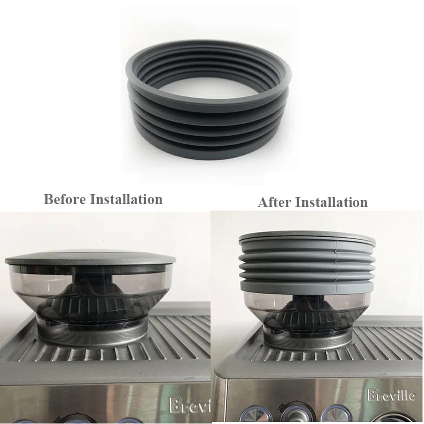 Breville-Moulin à café en silicone Bdu.com, bac à grains, livre soufflant, trémie à dose unique, Bar