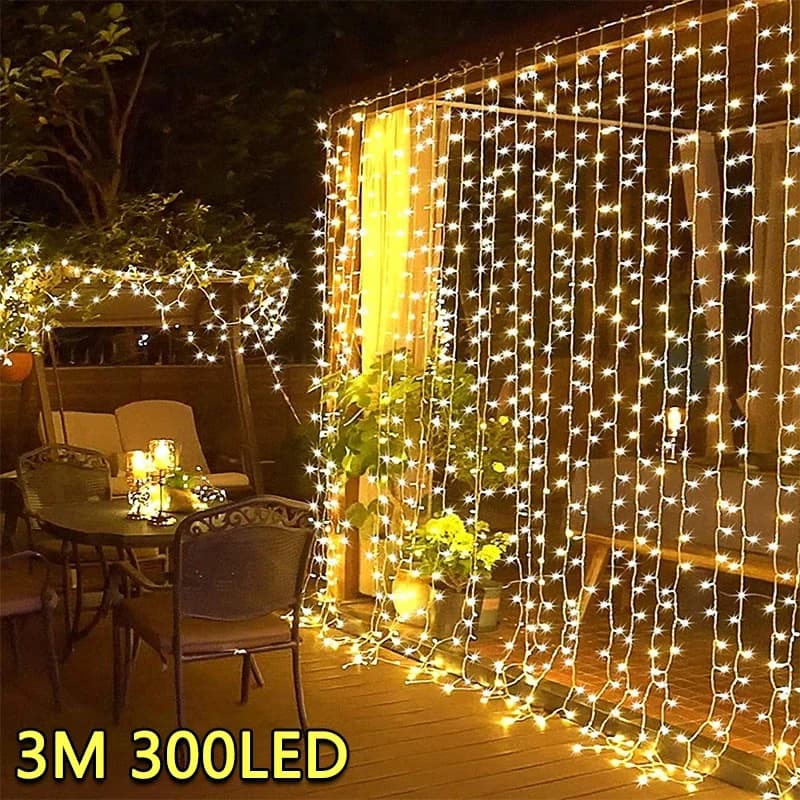 Guirxiété lumineuse LED USB pour décoration de jardin, lampe de guirxiété de vacances, nickel é, mai