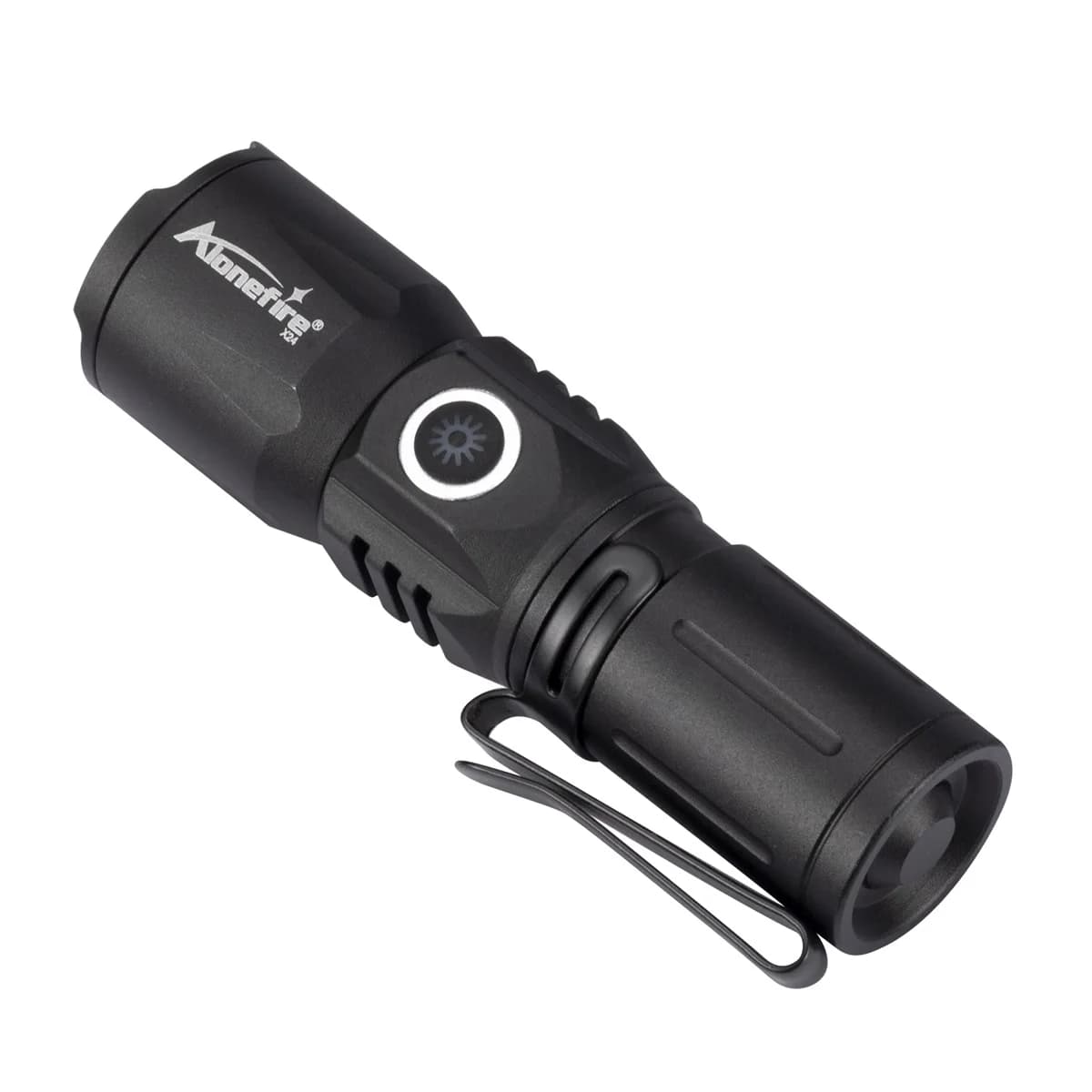 Zoom faisceau lumineux blanc longue Distance Mini lampe de poche type-c Usb Rechargeable Portable to