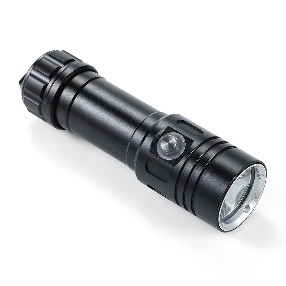Ekaiou lumière de plongée 2000 Lumens Super lumineux lampe de poche de plongée sous-marine IP68 étan