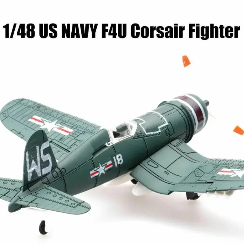 Modèle d'assemblage d'avion en plastique, échelle US NAVY F4U Corsair Fighter, 1/48