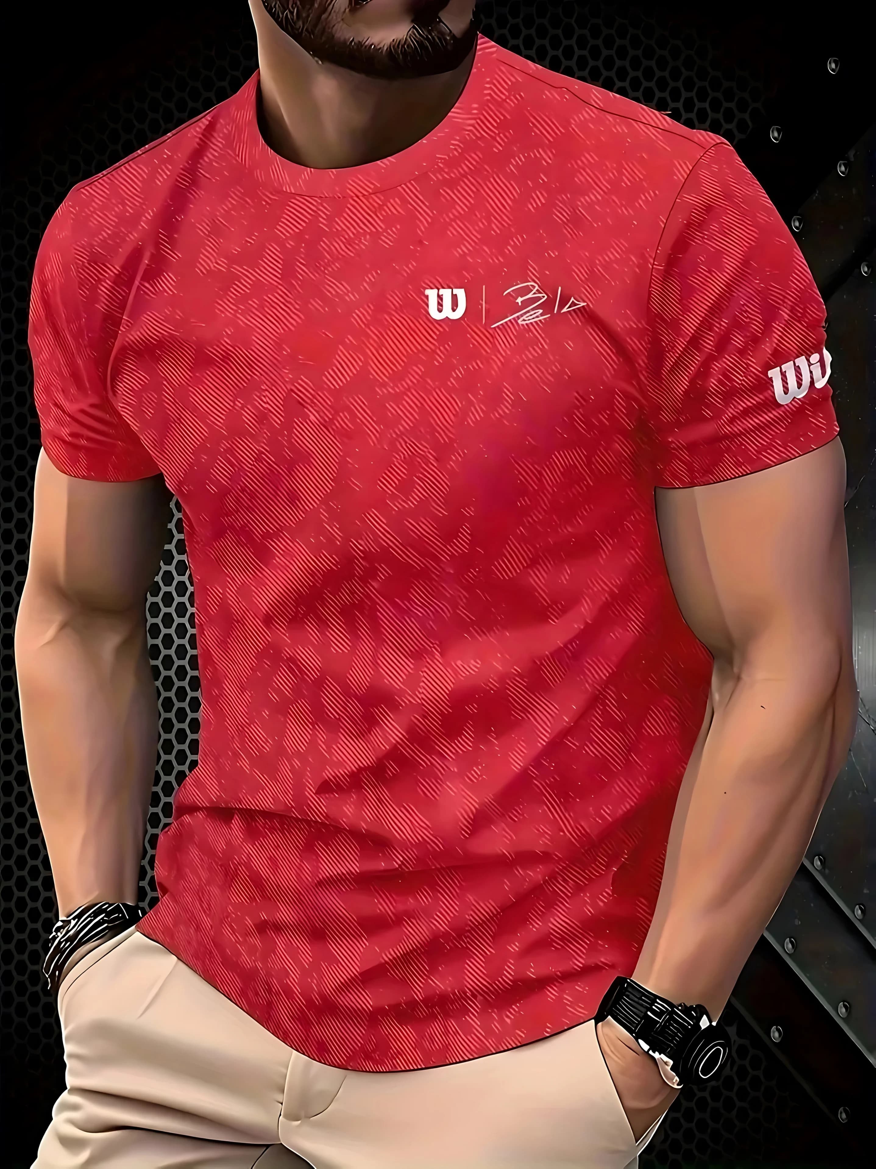 T-shirts pour hommes pour l'été 2025, séchage rapide, respirant, léger, vêtements de sport décontrac