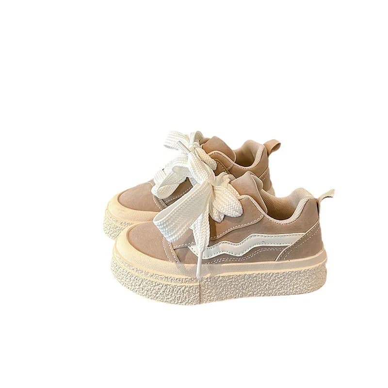 Filles printemps Version coréenne chaussures polyvalentes à semelles souples garçon baskets basses d