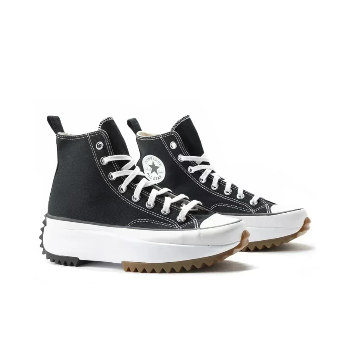 2025 Converse Run Star blanc noir gomme 168817C Absorption des chocs résistant à l'usure haut semell