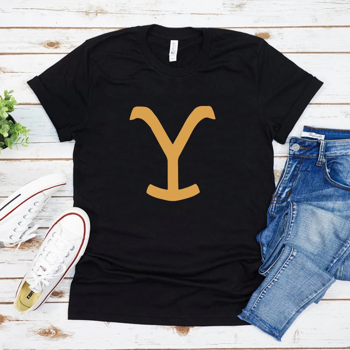 T-shirt manches courtes femme, estival et décontracté, à la mode, avec image de cowboy occidental, Y