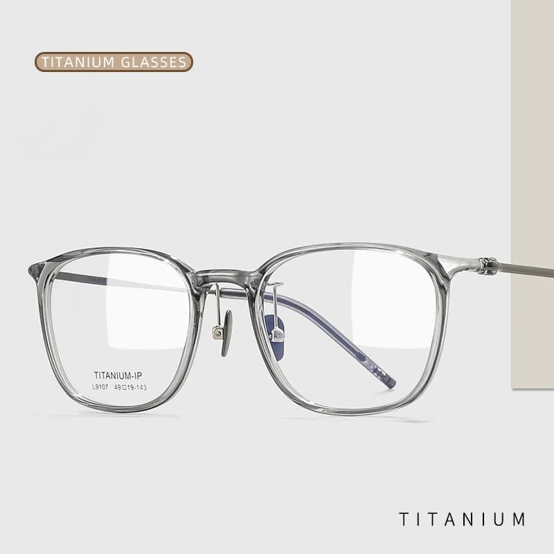 YIMARUILI mode Ultra-léger Flexible TR90 lunettes rétro rond pur titane optique lunettes de Prescrip