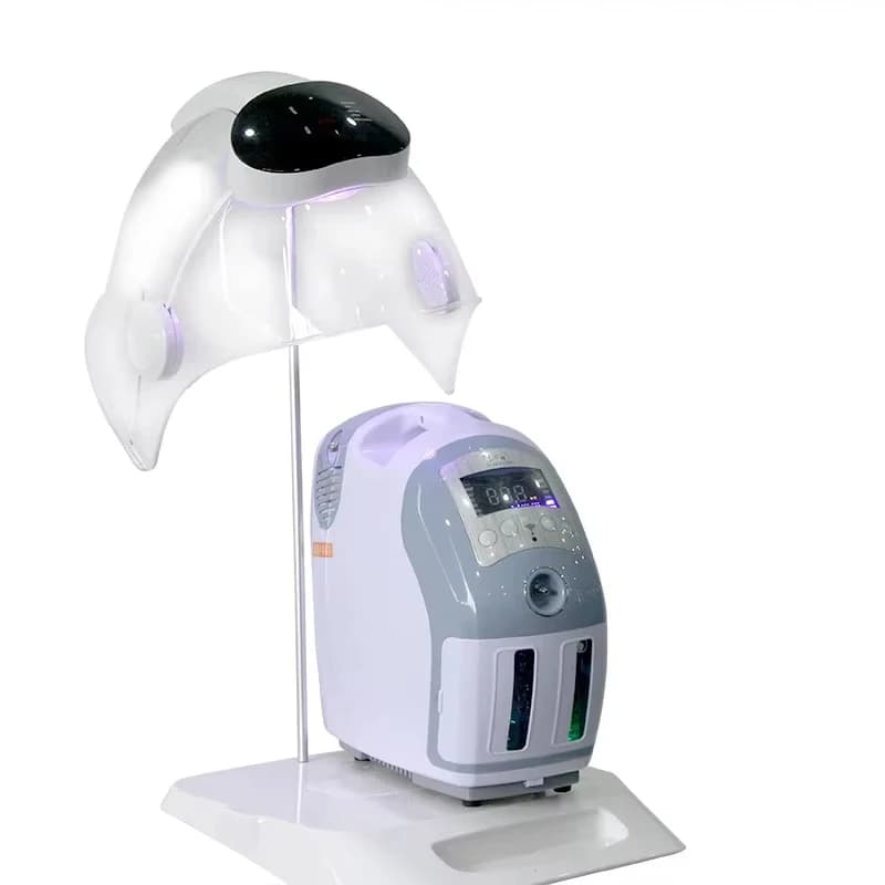 Machine faciale d'oxygène de haute qualité Spray hyperbare beauté O2derm masque Facial d'oxygène thé