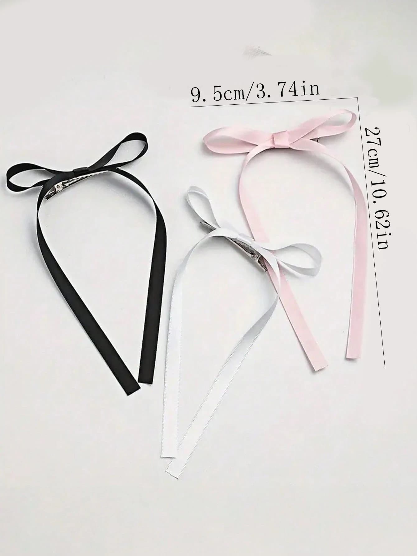 Pinces à cheveux en ruban avec nœud doux pour femmes et filles, 2/12/36 pièces, accessoires de cheve