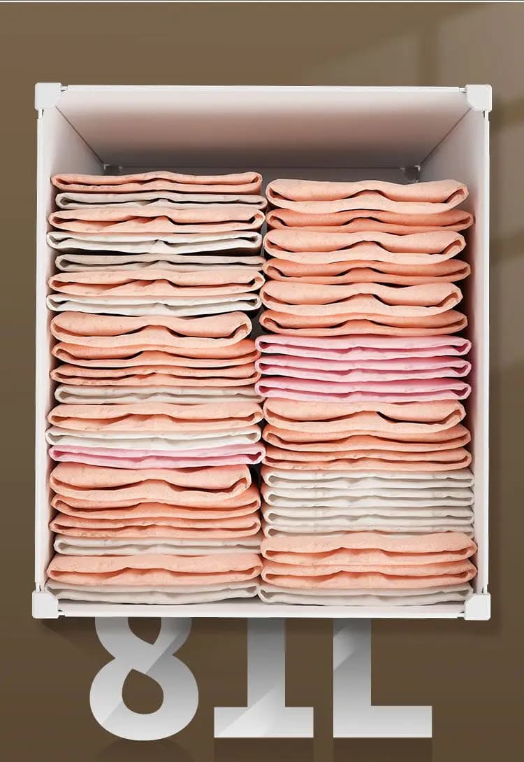 Meubles de chambre à coucher pliables, garde-robe à assembler, armoires à vêtements durables en plas