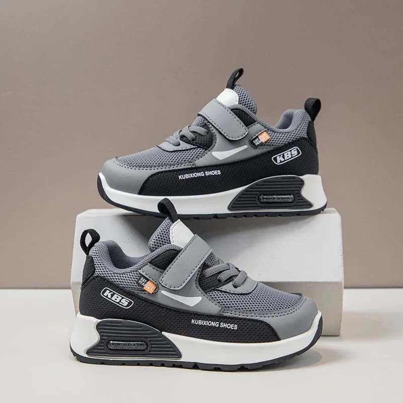 Chaussures de sport en cuir PU pour enfants, tendance 2026, baskets souples pour garçons et filles, 