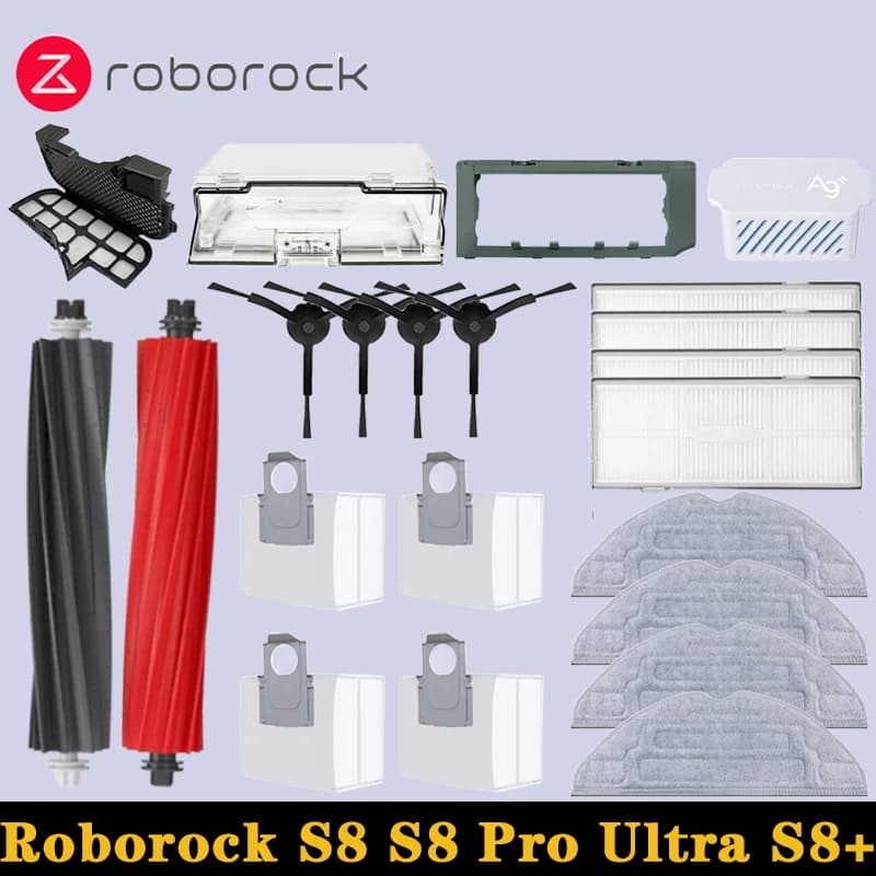 Roborock S8 S8 Pro Ultra S8 + Robot aspirateur pièces de rechange brosses latérales principales tiss