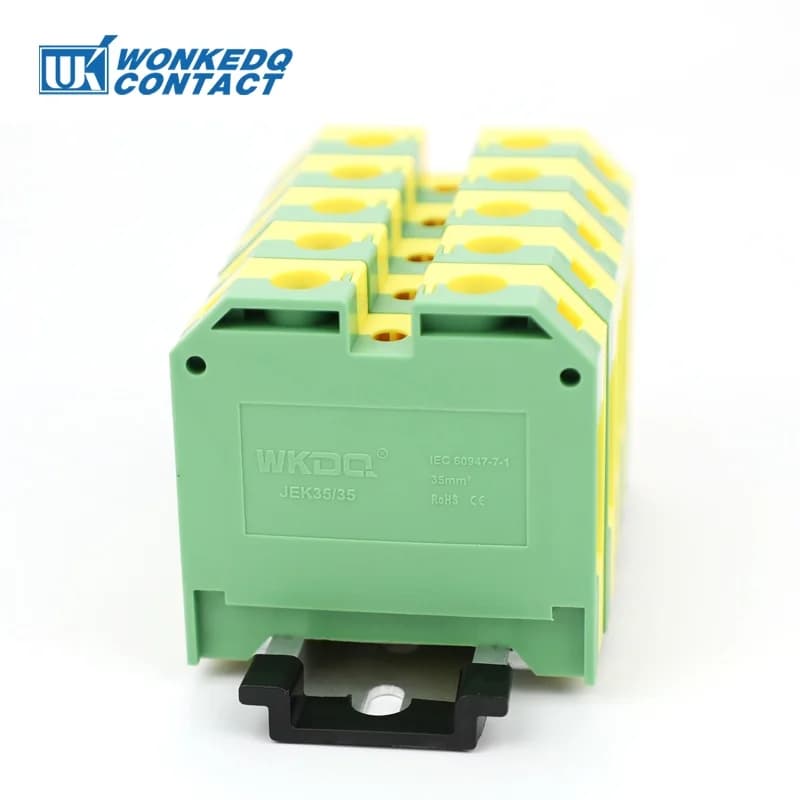 Connecteur électrique universel à vis EK35/35, 5 pièces, bornier à Rail DIN EK 35/35, connecteur de 