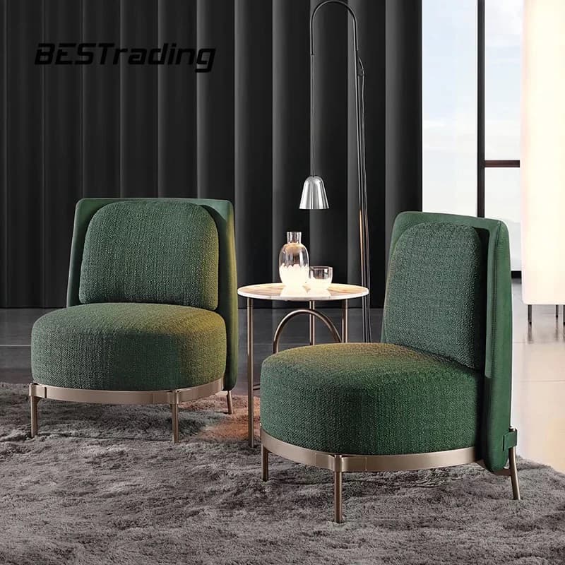 Chaise design relaxante en promotion pour la maison et l'hôtellerie, chaise moderne