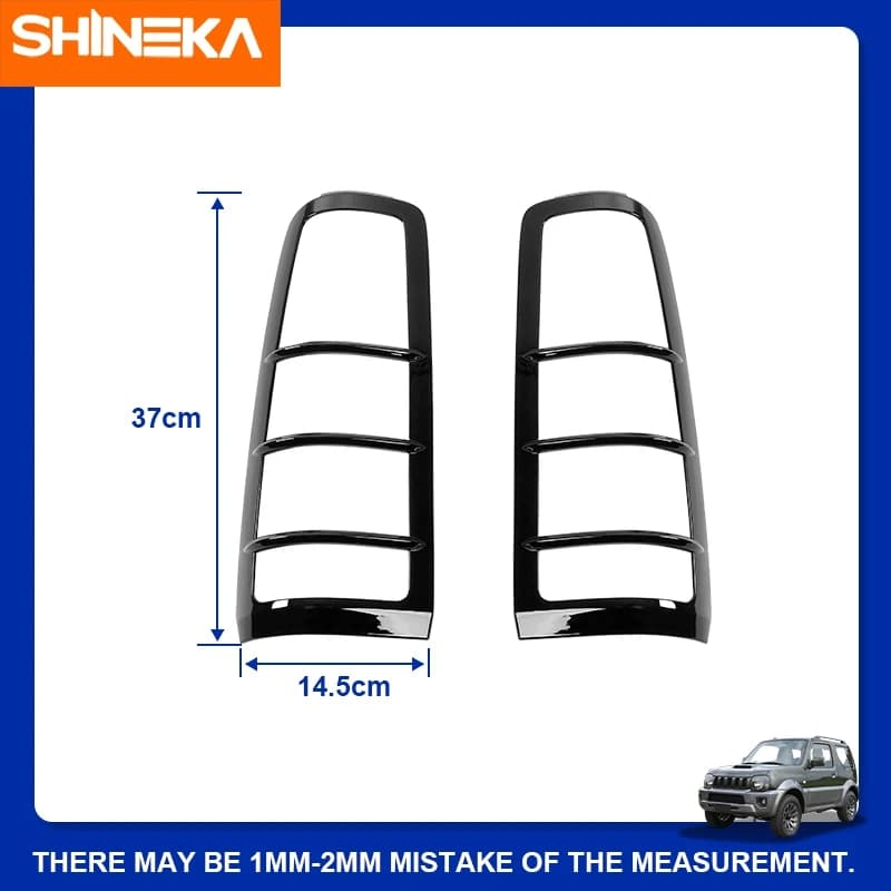 SHINEKA voiture feu arrière lampe décoration couverture feu arrière gardes garniture autocollant ada