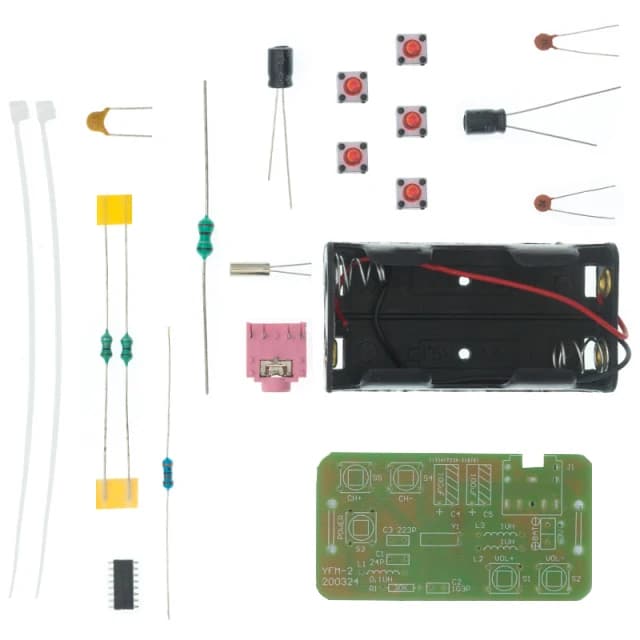 Kit de bricolage Radio stéréo FM 76-108MHz, transmetteur et récepteur FM sans fil, Module de Modulat