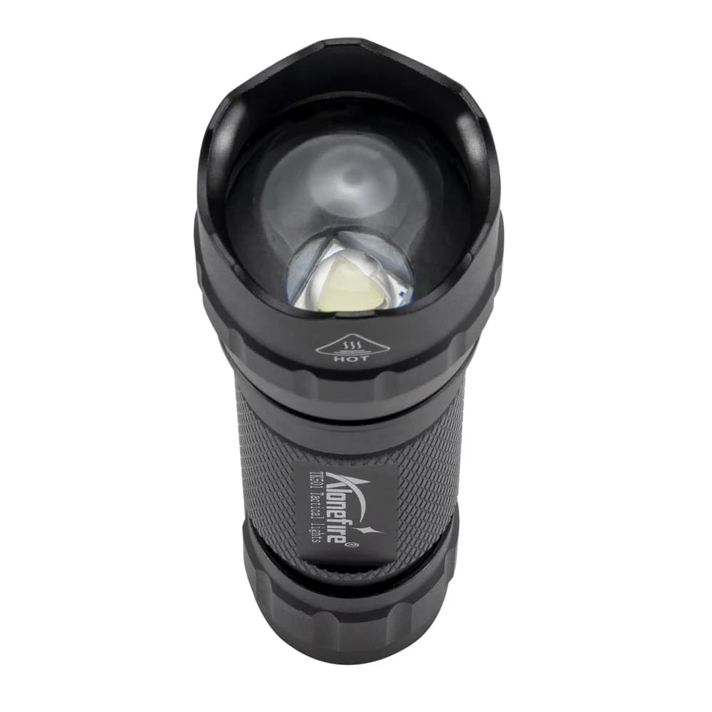 Lampe de poche tactique puissante à Zoom 12W, pour voyage en plein air, chasse, Camping, pêche, rand