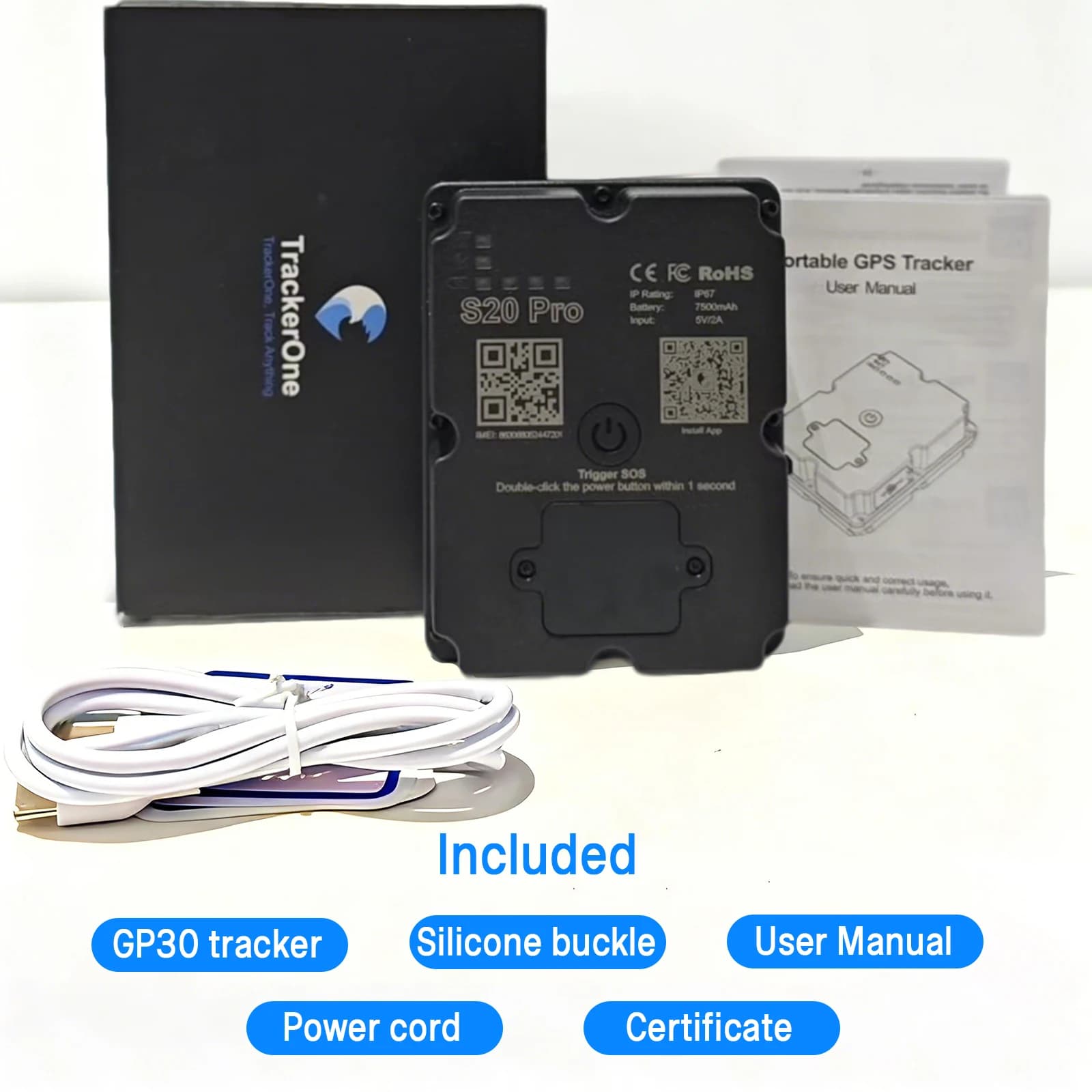Traceur GPS 4G pour véhicules, localisateur GPS magnétique pour voiture, suivi en temps réel, antivo