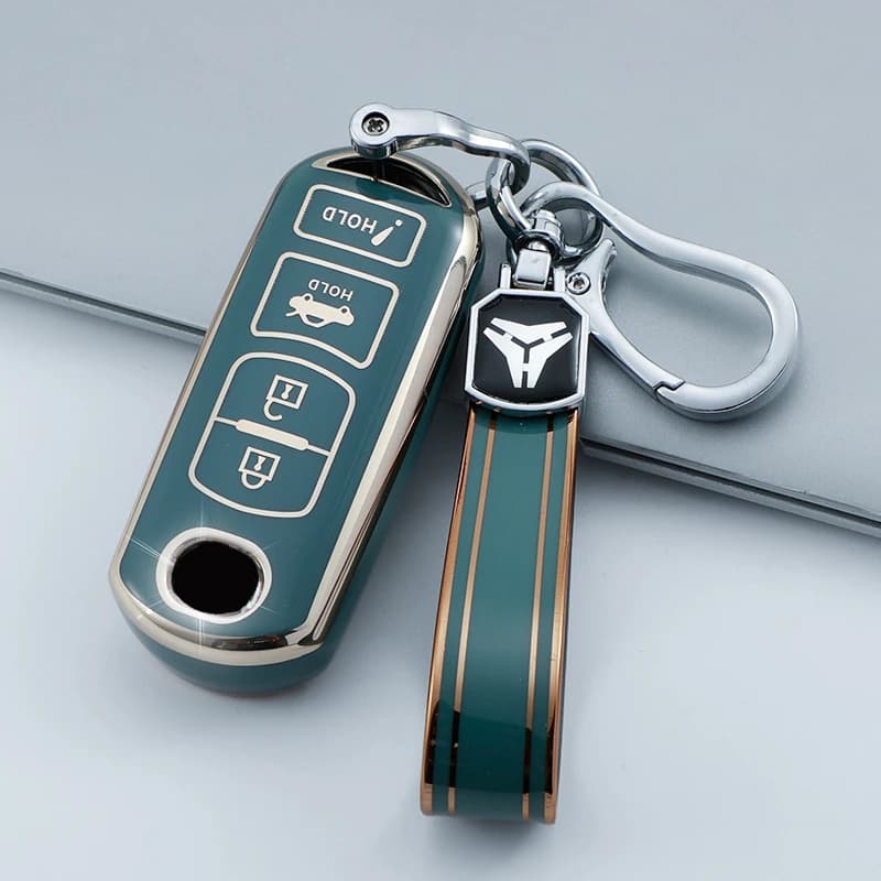 Couverture de clé de voiture en TPU pour MAZDA, 2/3/4 boutons, coque de porte-clés, support pour MAZ