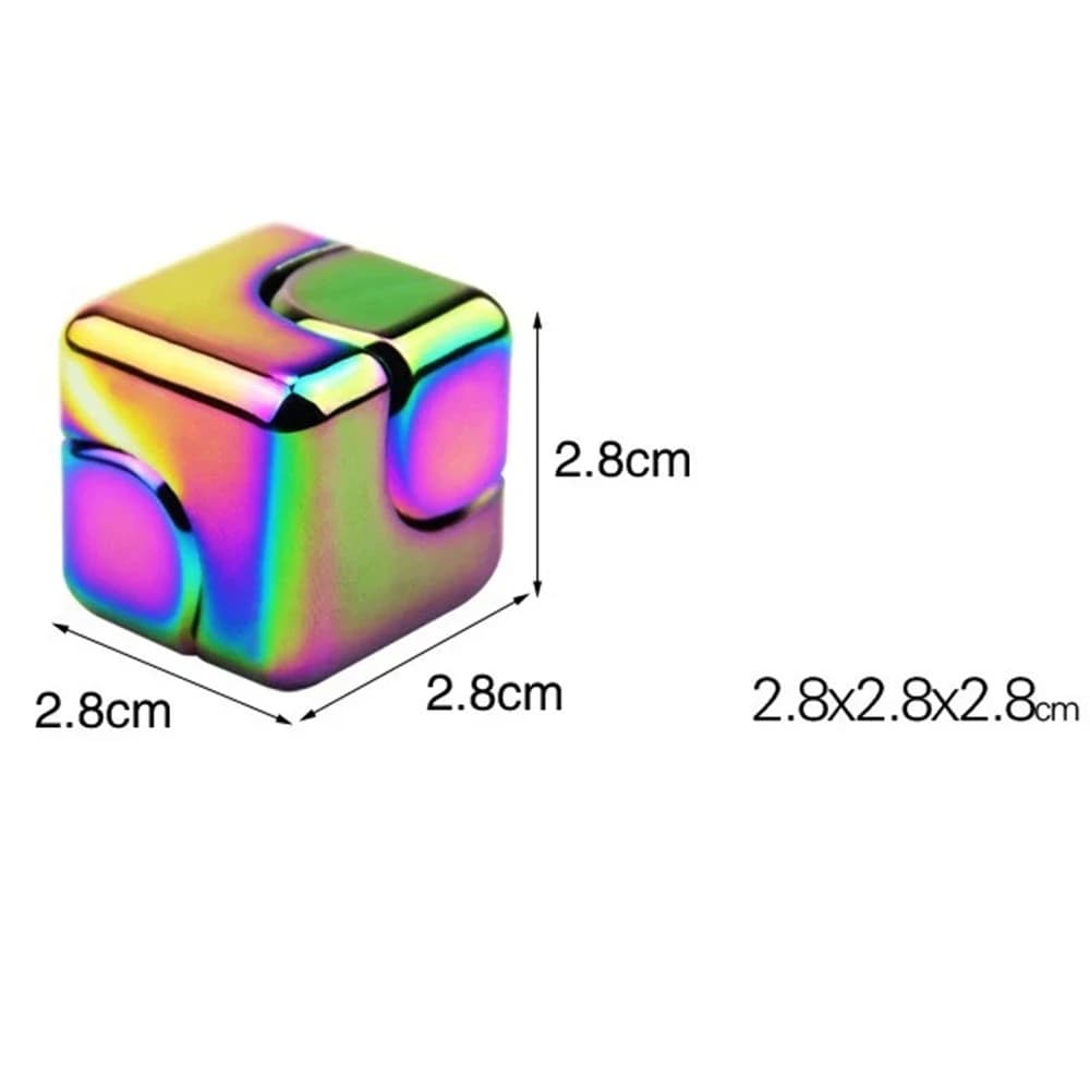 Cube de dés à décompression carré, Anti-anxiété, jouets du bout des doigts, Fidget Spinner, jouets d