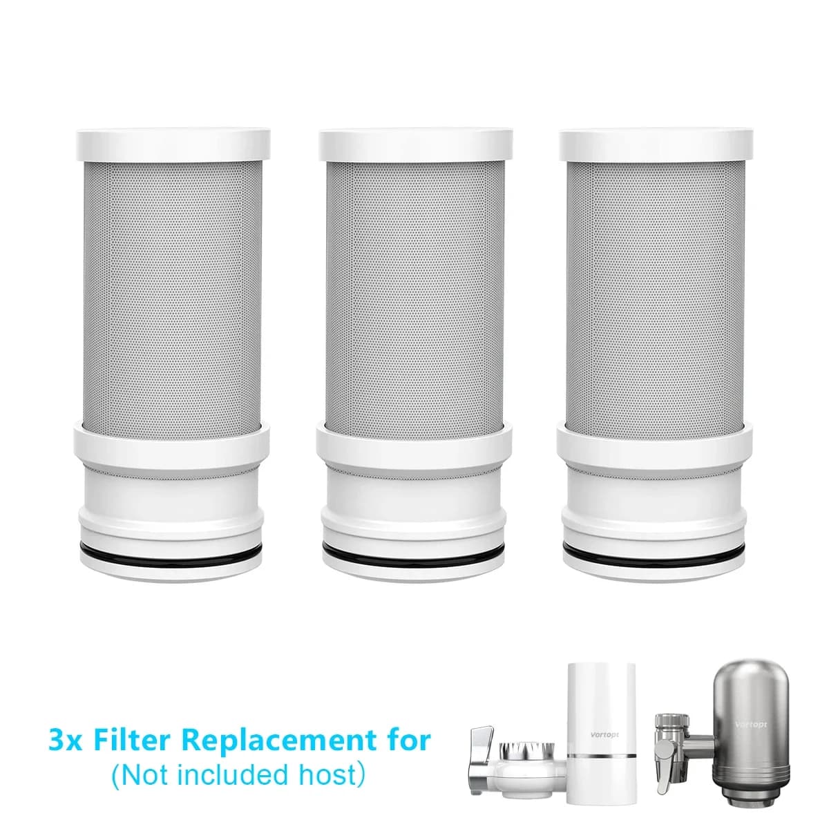 3x filtre de remplacement pour purificateur d'eau de robinet ALTHY