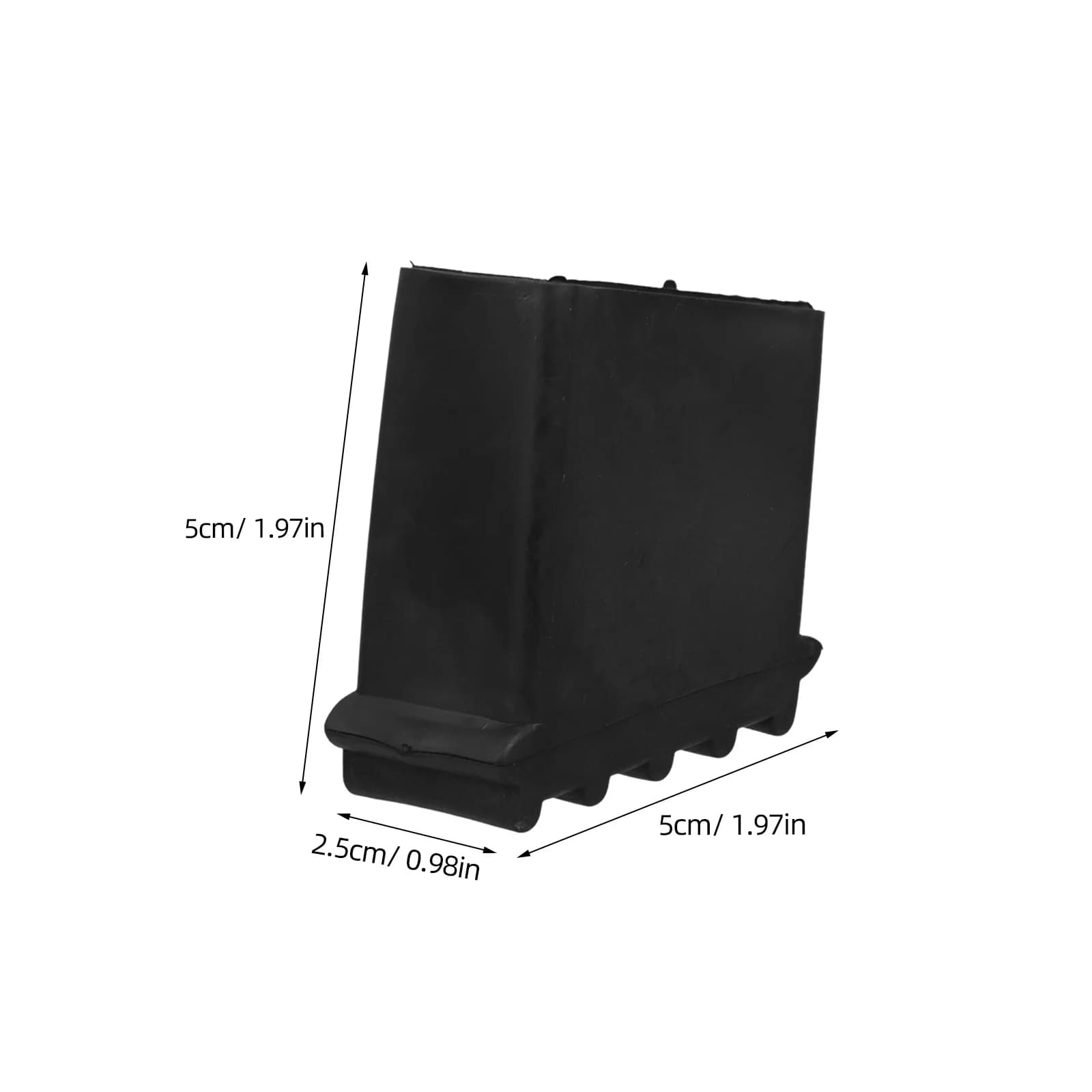 Couvre-pieds d'échelle antidérapants, 4 pièces, coussinet en caoutchouc, tapis de meubles polyvalent