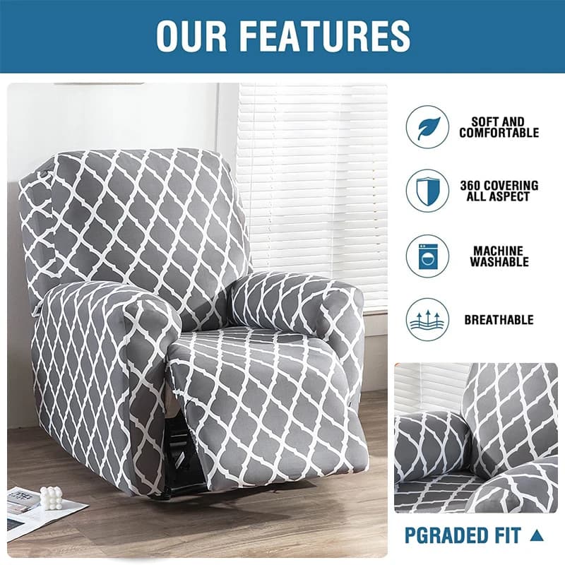 Nouvelle housse de protection antidérapante pour fauteuil inclinable et canapé, protège-meubles pour
