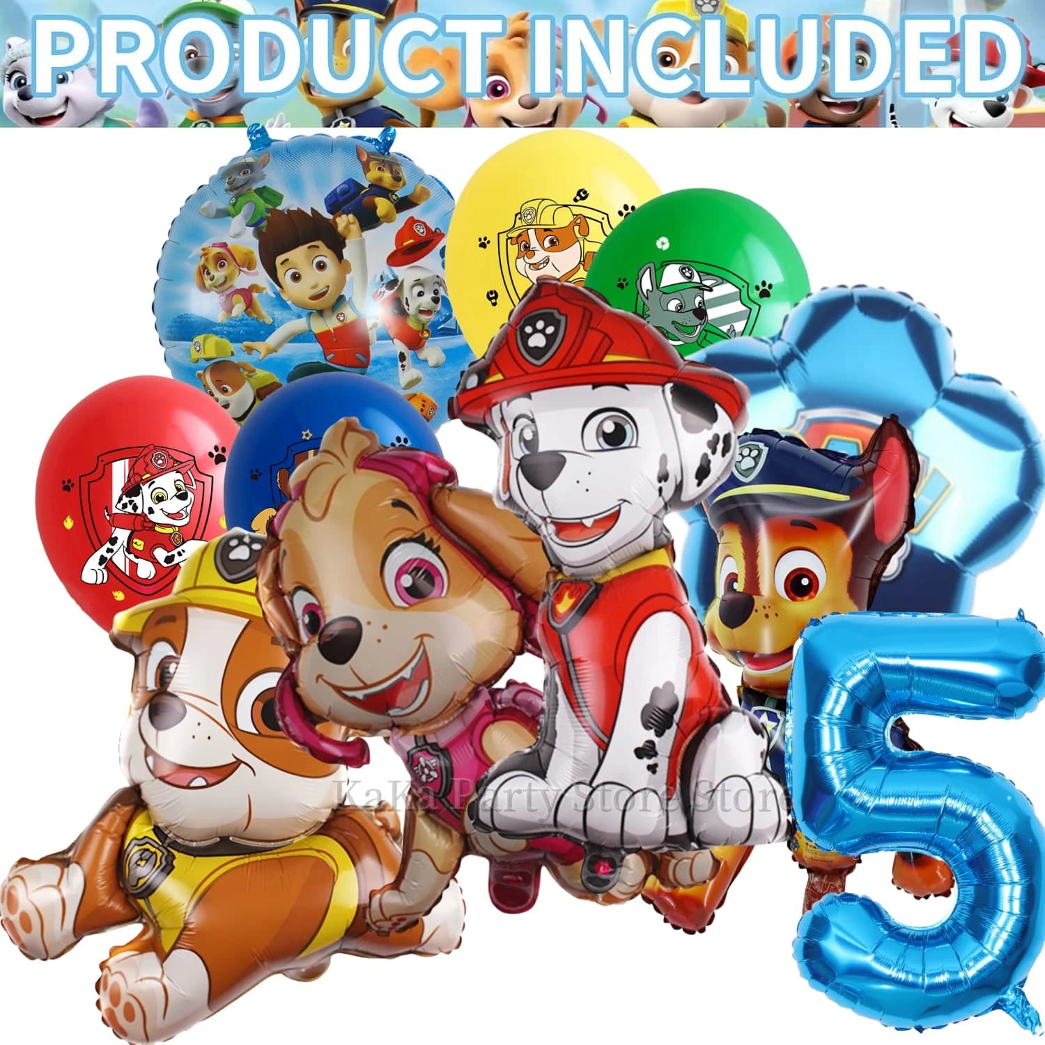 PAW Patrol – décoration de fête d'anniversaire, vaisselle, nappe, assiettes, gobelets, ballons, réce
