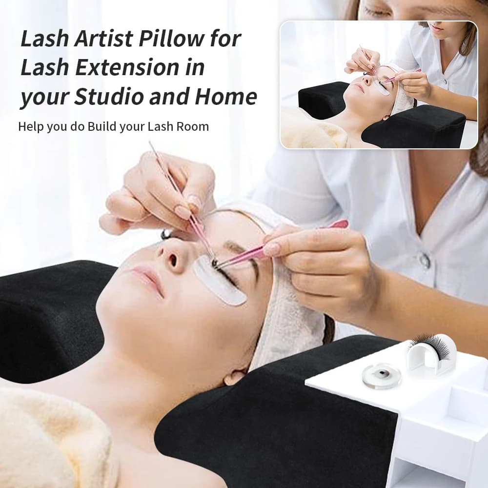 Oreiller pour cils, fournitures d'extension de levage de cils, accessoires professionnels en mousse 