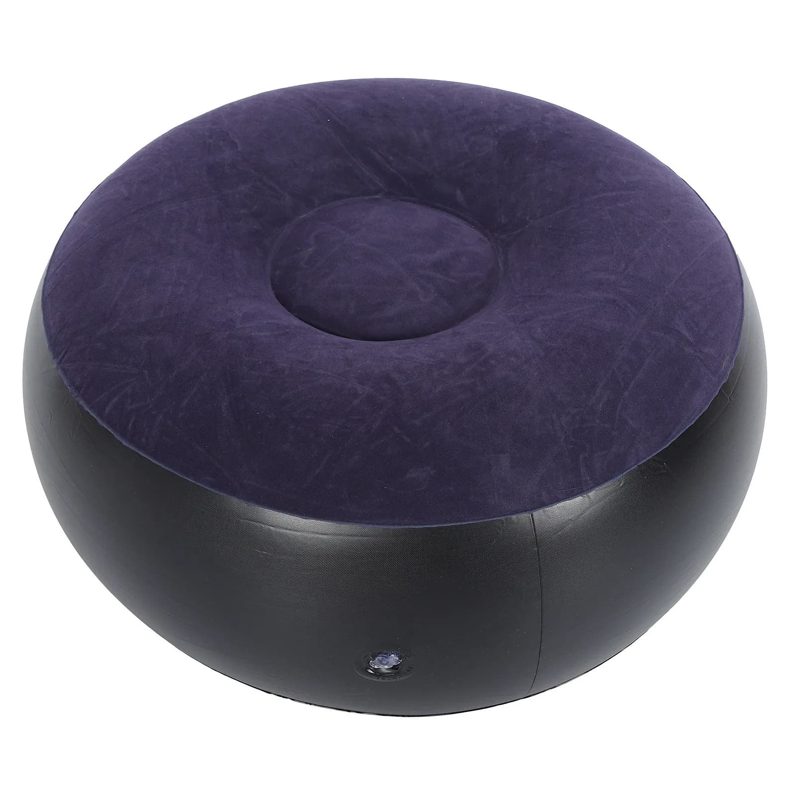Chaise de camping gonflable portable avec repose-pieds, tabouret de flocage, extérieur, maison, bure
