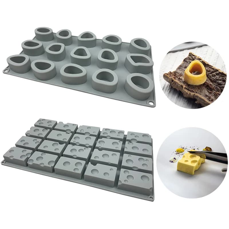 Moule en silicone pour décoration de gâteau au chocolat, châtaigne, framboise, arachide, salle plus 