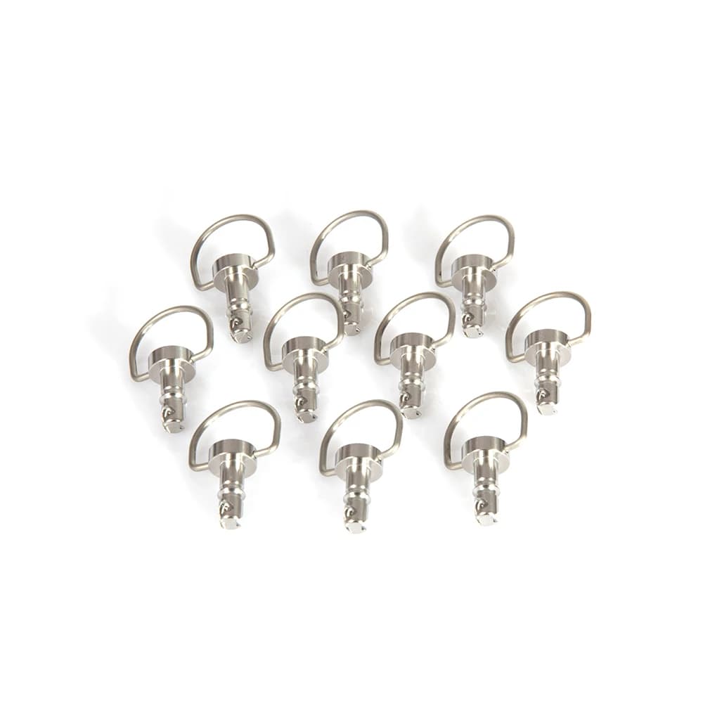 Attaches de carénage pour moto, dégagement rapide, rivets D-RING et 1/4 tours, 10 jeux de boulons de