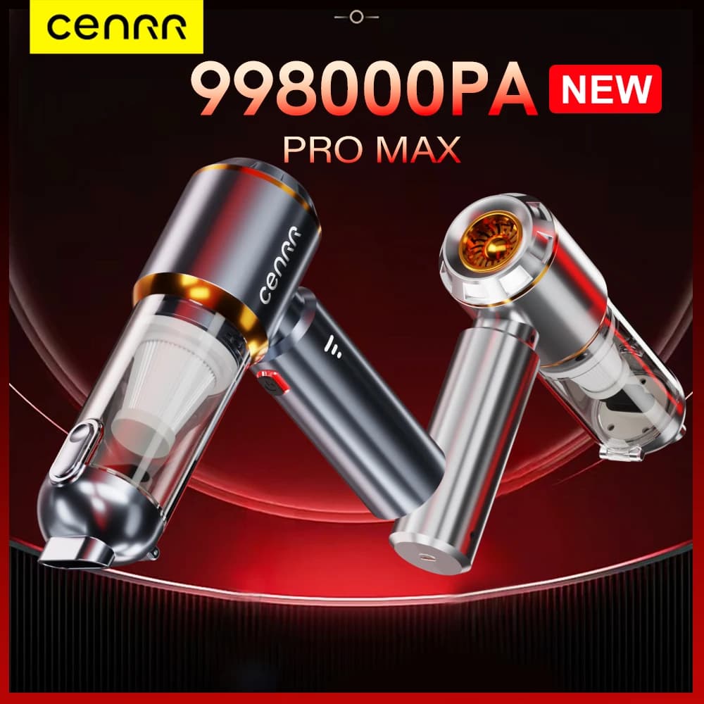 CENRR-998000PA Aspirateur de voiture sans fil portable, nettoyeur sans fil, machine à livres, aspira