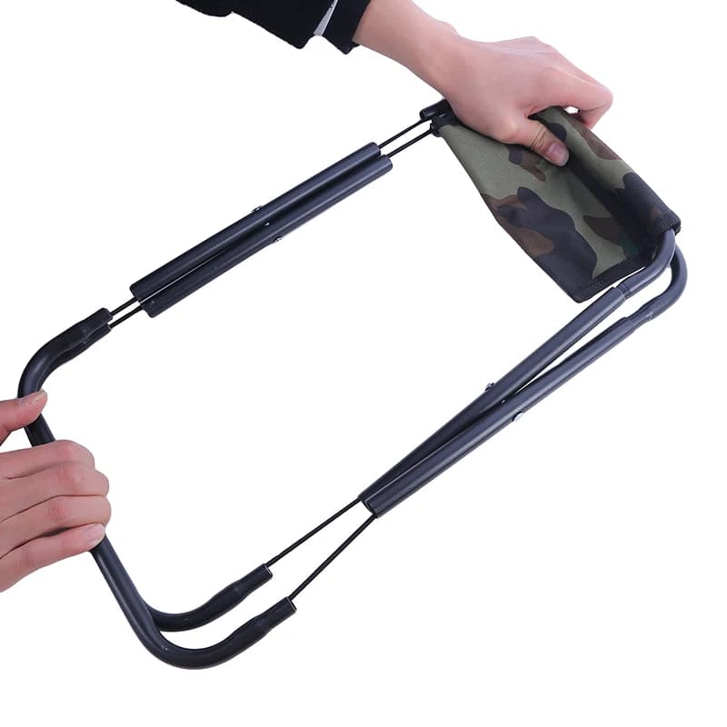 Chaise pliante en aluminium avec sac, légère, portable, très durable, chaise d'extérieur, tabouret, 
