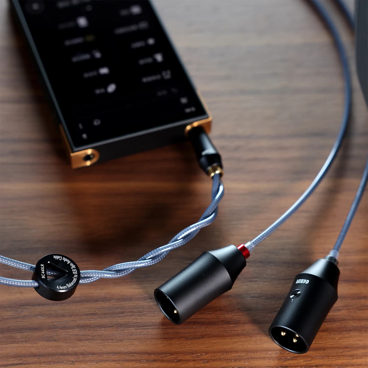 Esse ddHiFi-Câble de signal de blindage BC44XLR, composant de 4.4mm vers XLR, 3 broches, connexion d