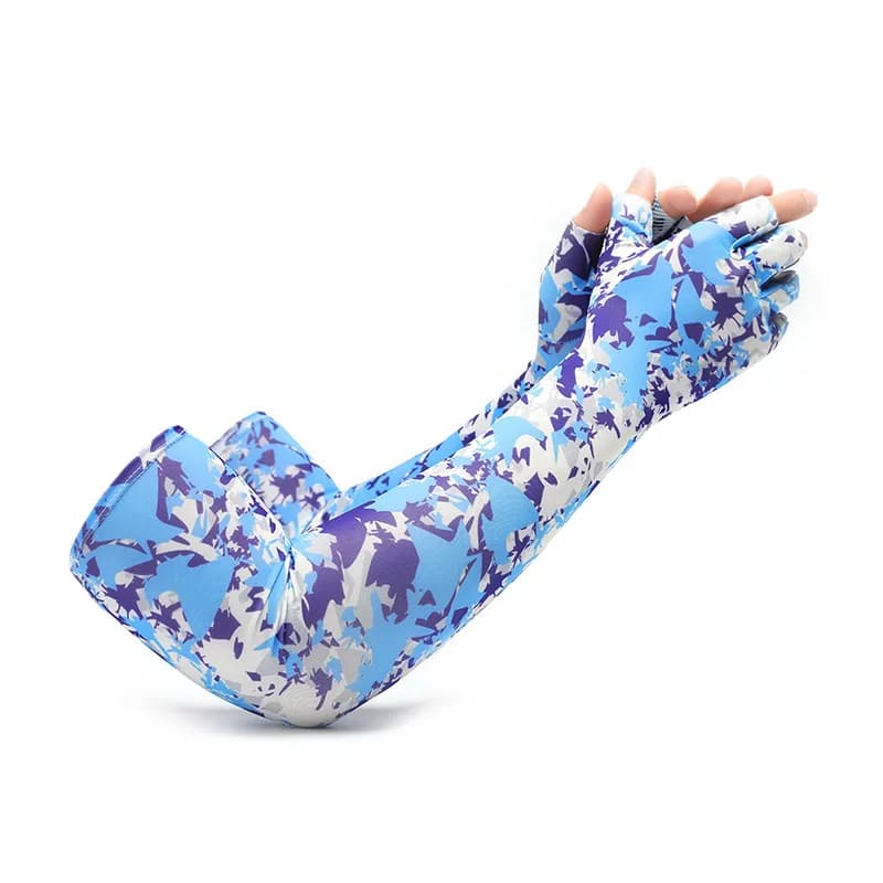 Cool hommes femmes bras manches gants course cyclisme manches pêche vélo Sport Protection bras chauf