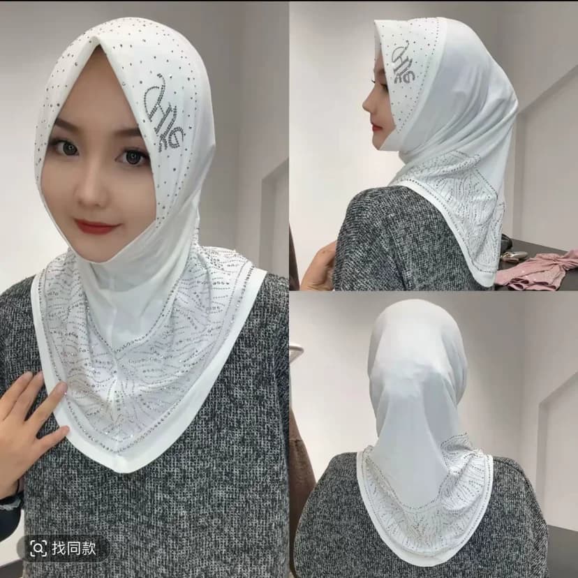 Hijabs instantanés faciles à porter pour femmes musulmanes, cadeau pour Ramadan
