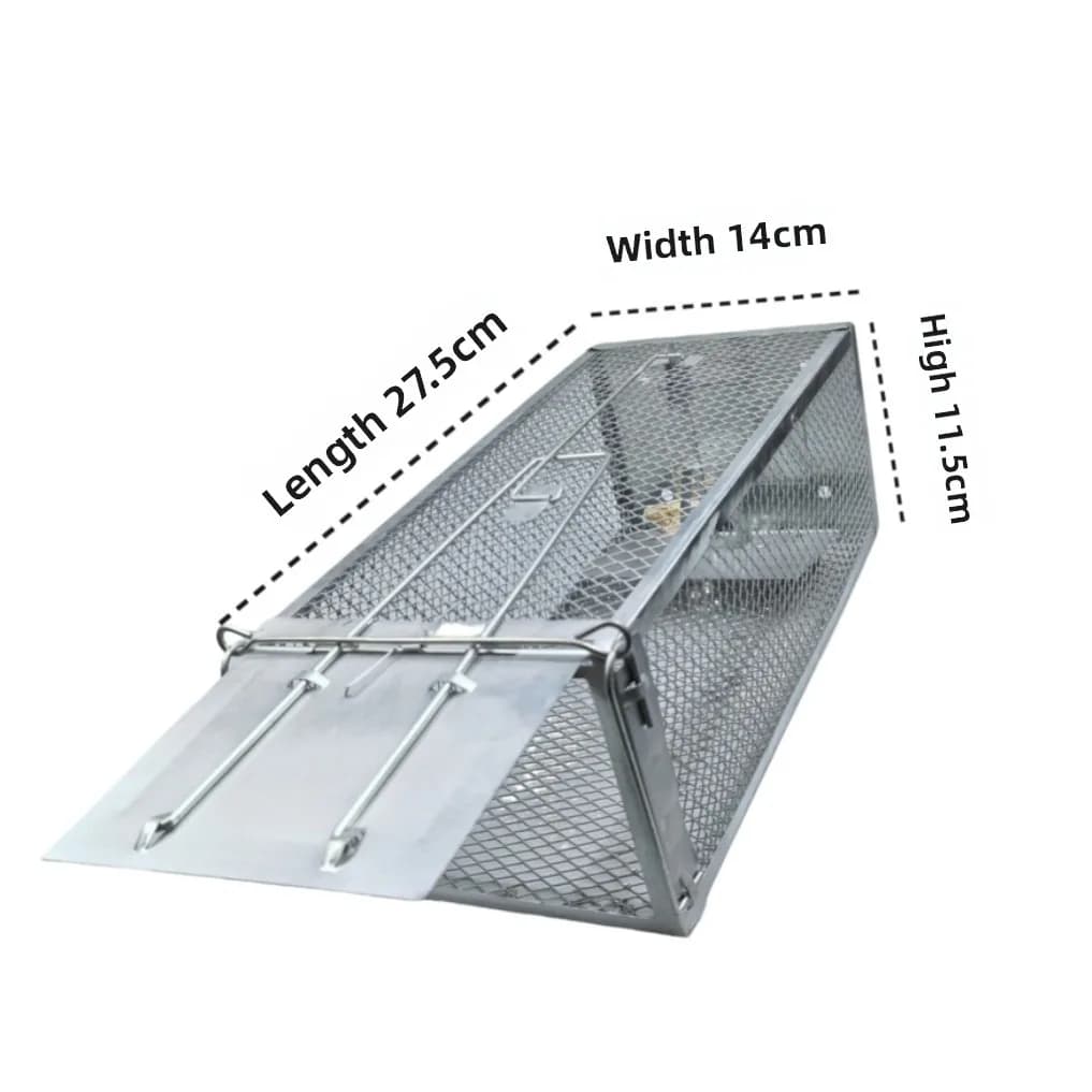 Piège à rats humain réutilisable, Cage à souris, piège à treillis métallique, écureuil, éclats et Ra