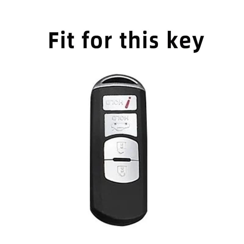 Couverture de clé de voiture en TPU pour MAZDA, 2/3/4 boutons, coque de porte-clés, support pour MAZ