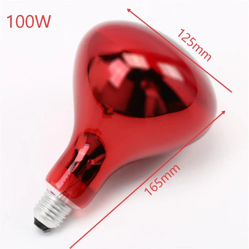 Ampoule à lumière rouge, lampe thérapeutique pour soulager la douleur, douille E27, ampoule chauffan