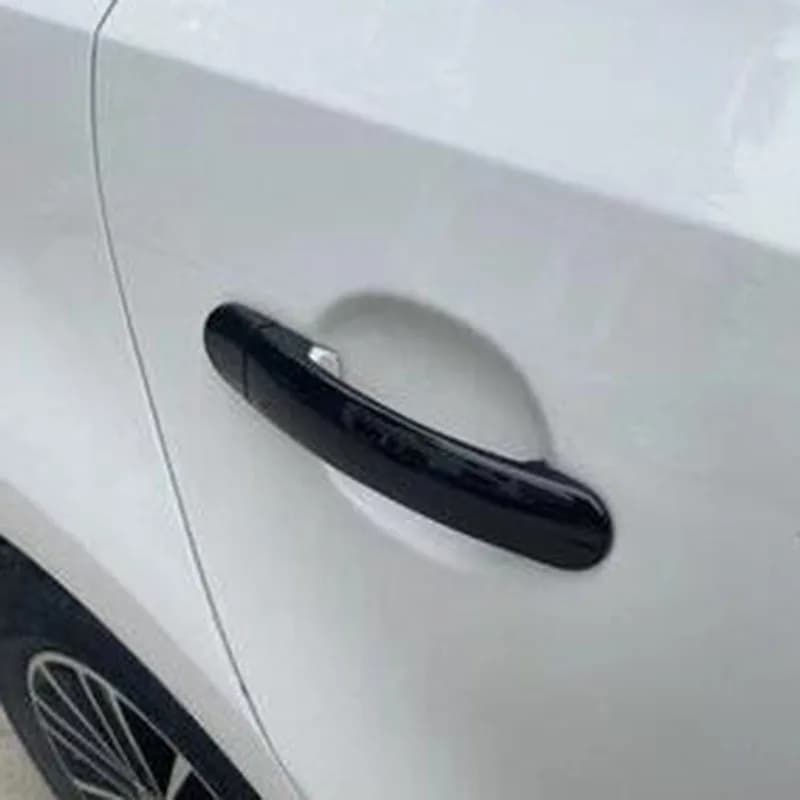 Couvercle de poignée de porte noir brillant pour Audi TT 8j 8n MK1 MK2 RS, accessoires en plastique 